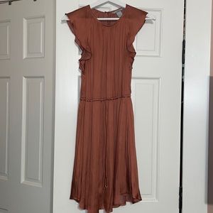 Dark rose cold dress